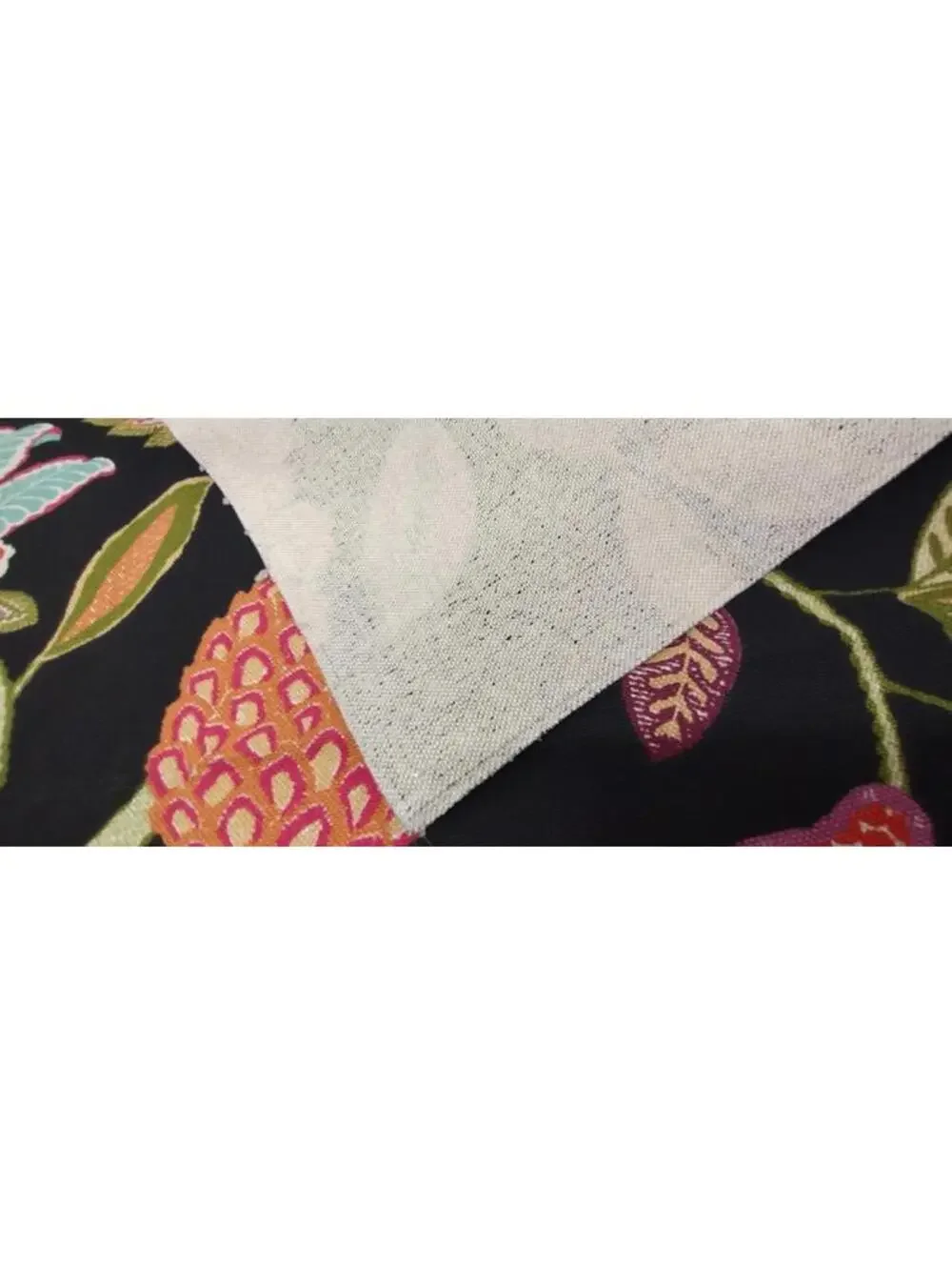 Pindler Palm Court Noir Black Strange FRUIT Designer Fabric Sampler 23x23